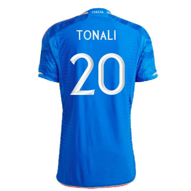2023-2024 Italy Authentic Home Shirt (TONALI 20)-The Soccer Shirt Hub