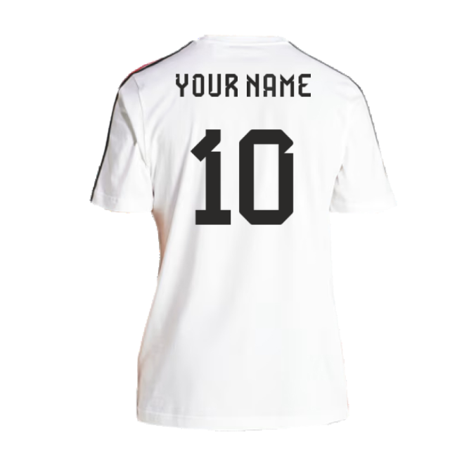 2024-2025 Germany 3S DNA Tee (White) (Your Name)-The Soccer Shirt Hub