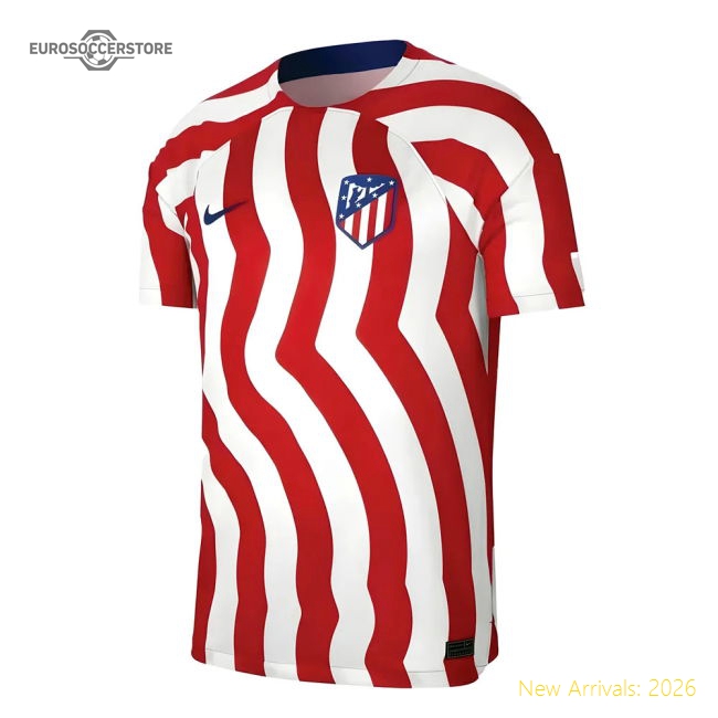 2022-2023 Atletico Madrid Home Shirt (Kids)-The Soccer Shirt Hub