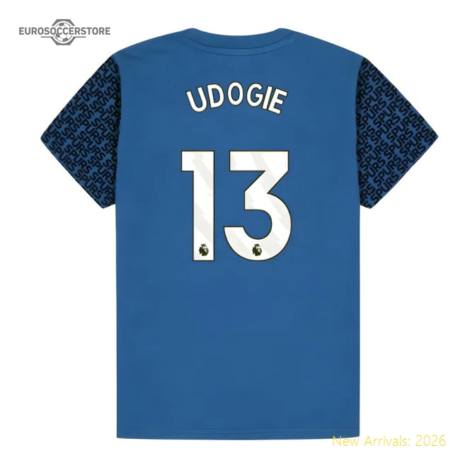 Tottenham Hotspur Graphic T-shirt (Blue) - Kids (Udogie 13)-The Soccer Shirt Hub