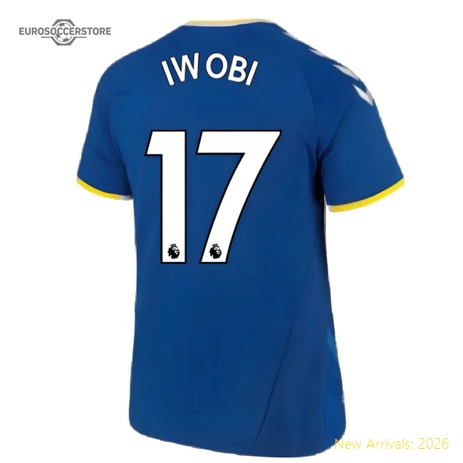 2021-2022 Everton Home Shirt (IWOBI 17)-The Soccer Shirt Hub