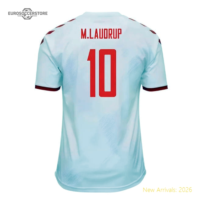 Denmark 2025-2026 Home Concept Football Kit (Viper) (M.LAUDRUP 10)-The Soccer Shirt Hub