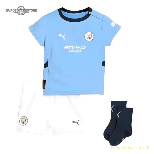 2024-2025 Man City Home Baby Kit (Walker 2)-The Soccer Shirt Hub
