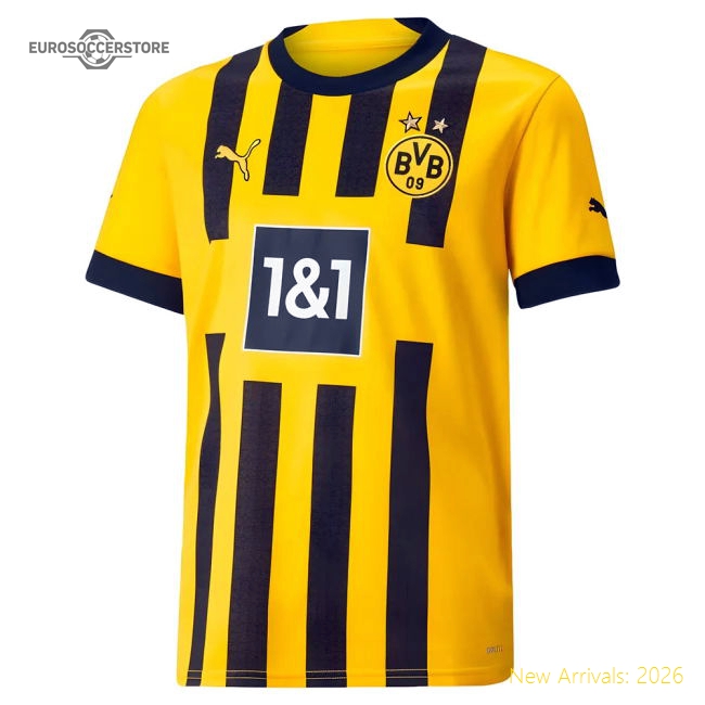 2022-2023 Borussia Dortmund Home Shirt (Kids)-The Soccer Shirt Hub