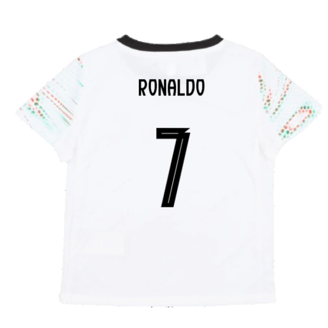2025-2026 Portugal Away Mini Kit (Ronaldo 7)-The Soccer Shirt Hub