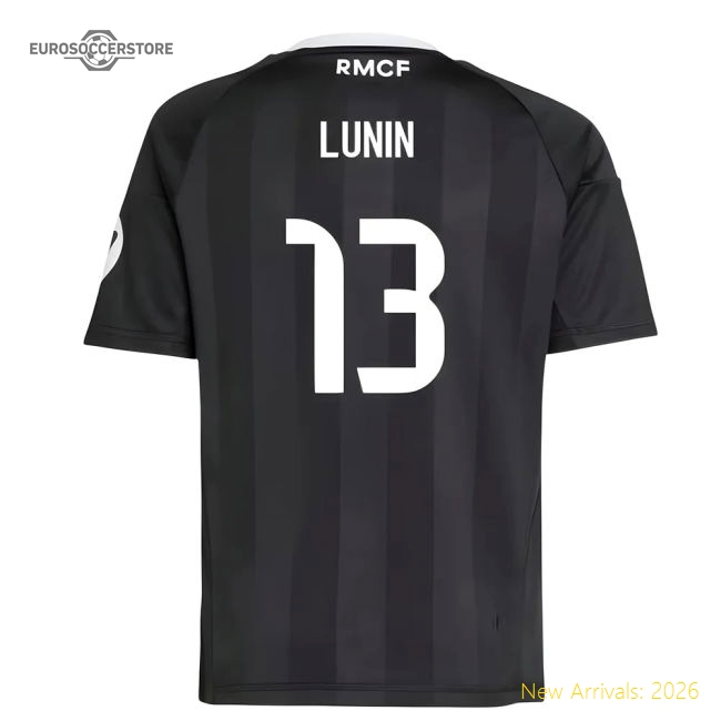 2025-2026 Real Madrid Third Goalkeeper Shirt (Kids) (Lunin 13)-The Soccer Shirt Hub