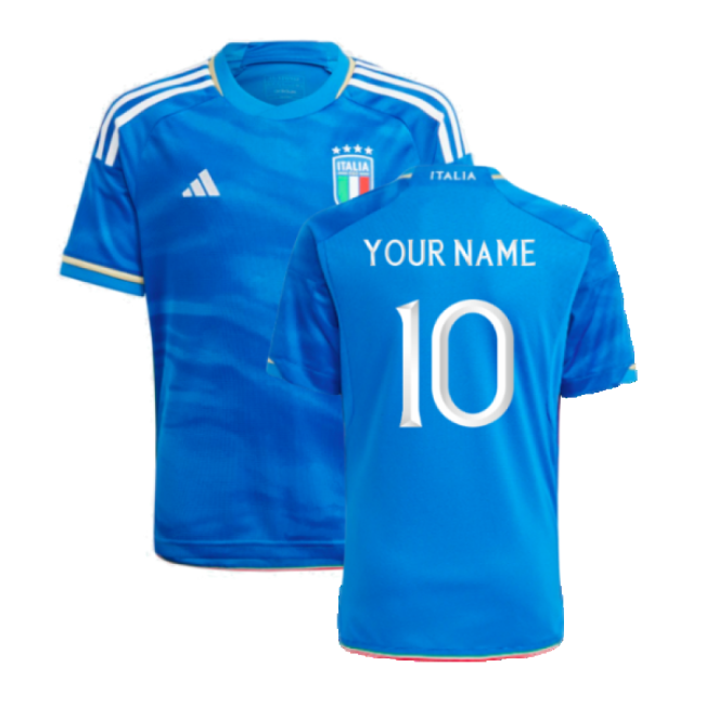 2023-2024 Italy Home Shirt (Kids) (Your Name)-The Soccer Shirt Hub