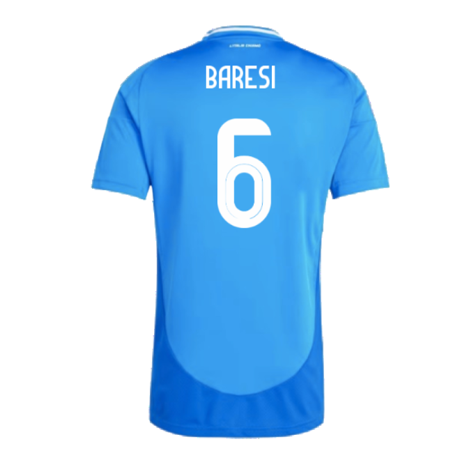 2024-2025 Italy Home Shirt (BARESI 6)-The Soccer Shirt Hub