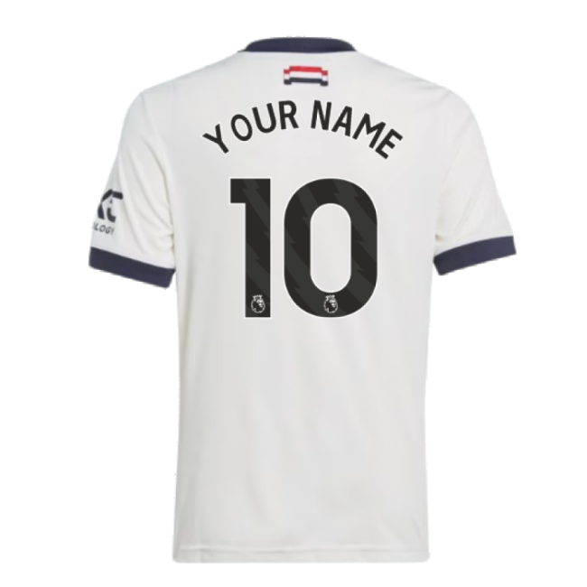2024-2025 Man Utd Third Shirt (Kids) (Your Name)-The Soccer Shirt Hub
