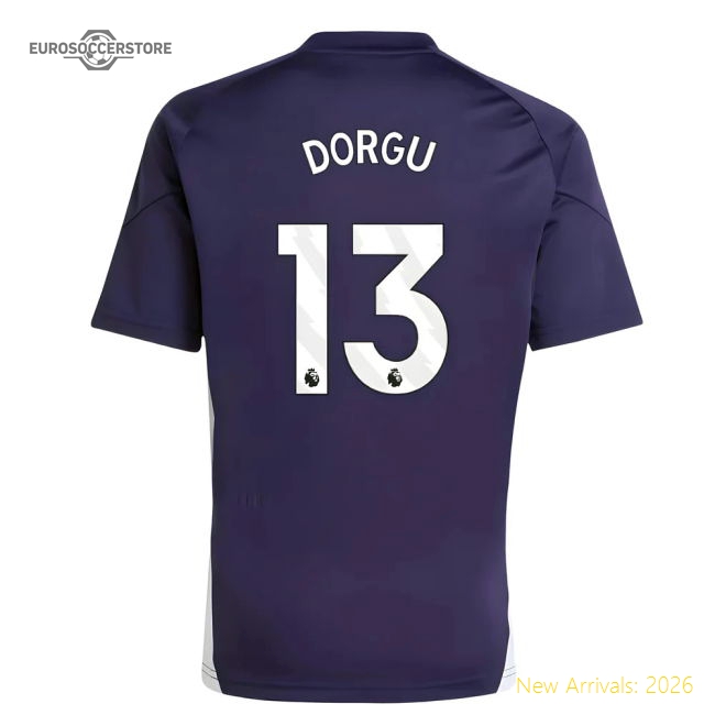 2025-2026 Man Utd Training Jersey (Aurora Plum) - Kids (Dorgu 13)-The Soccer Shirt Hub