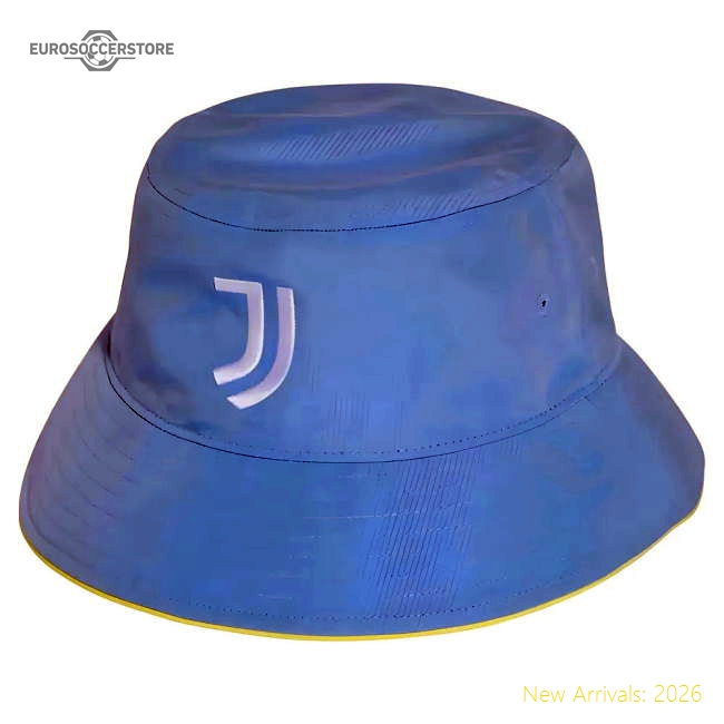2025-2026 Juventus Bucket Hat (Ash Blue)-The Soccer Shirt Hub