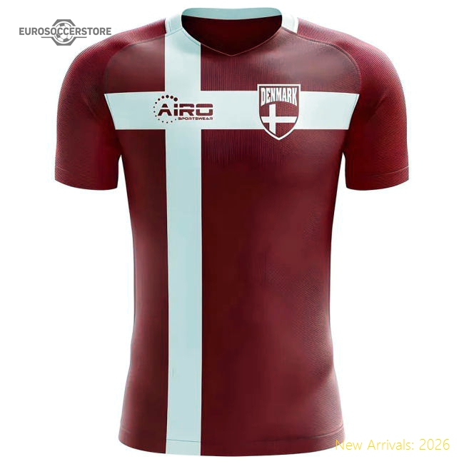 2025-2026 Denmark Flag Concept Football Shirt (Schmeichel 1) - Kids-The Soccer Shirt Hub