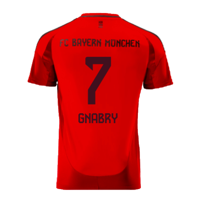 2024-2025 Bayern Munich Home Shirt (Kids) (Gnabry 7)-The Soccer Shirt Hub