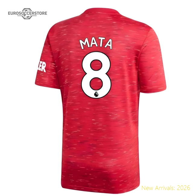 2020-2021 Man Utd Adidas Home Football Shirt (MATA 8)-The Soccer Shirt Hub