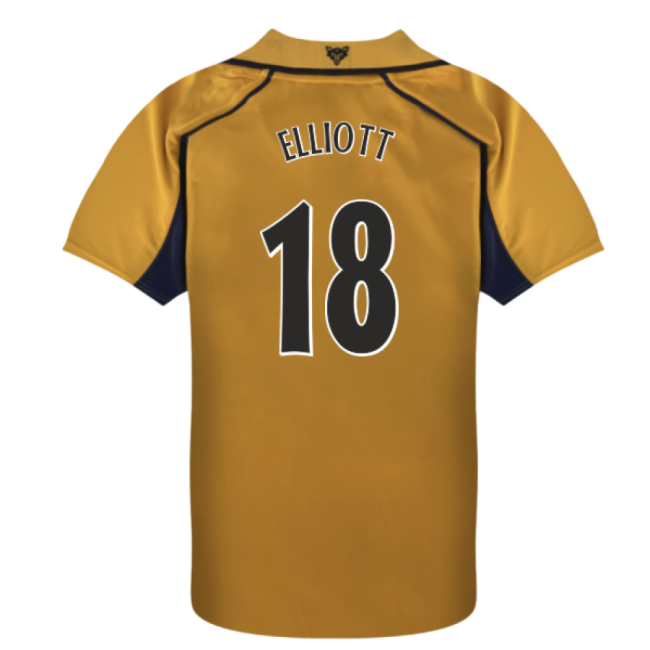 Leicester City 2002 Away Retro Shirt (Elliott 18)-The Soccer Shirt Hub