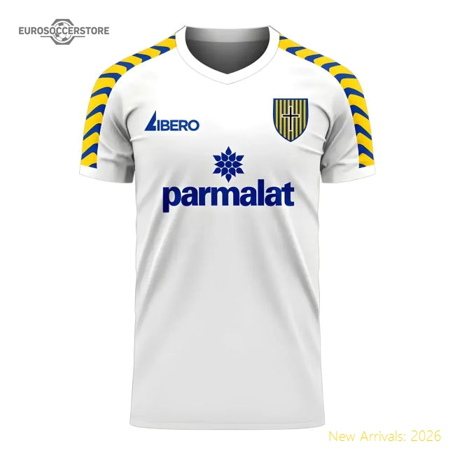 Parma 2025-2026 Home Concept Football Kit (Libero) - Womens-The Soccer Shirt Hub