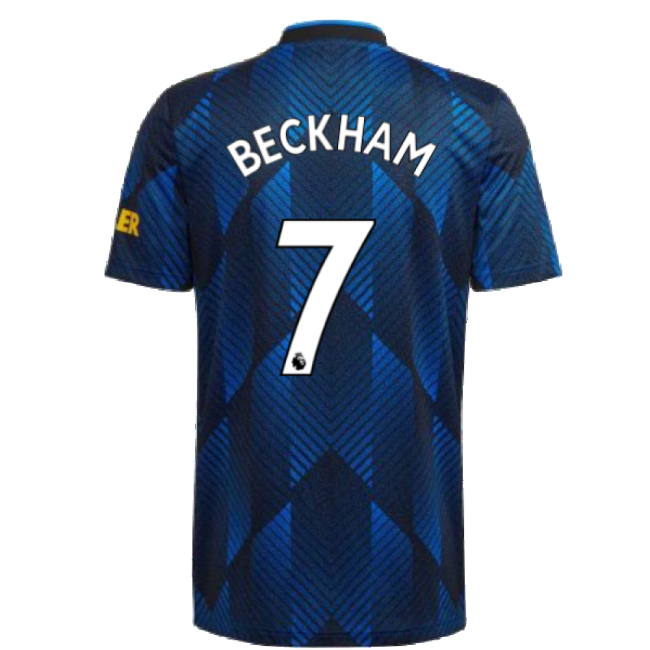 Man Utd 2021-2022 Third Shirt (BECKHAM 7)-The Soccer Shirt Hub