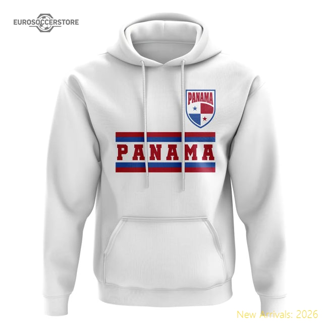 Panama Core Football Country Hoody (White)-The Soccer Shirt Hub