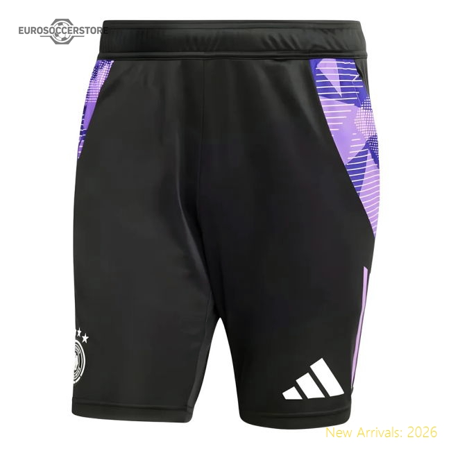 2024-2025 Germany Training Shorts (Black)-The Soccer Shirt Hub