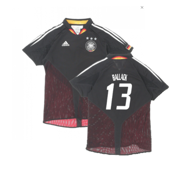 Germany 2004-06 Away Shirt ((Very Good) S) (Ballack 13)-The Soccer Shirt Hub