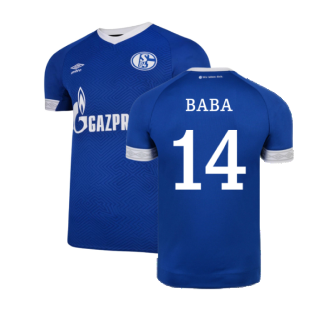 Schalke 2018-19 Home Shirt ((Mint) XXL) (Baba 14)-The Soccer Shirt Hub