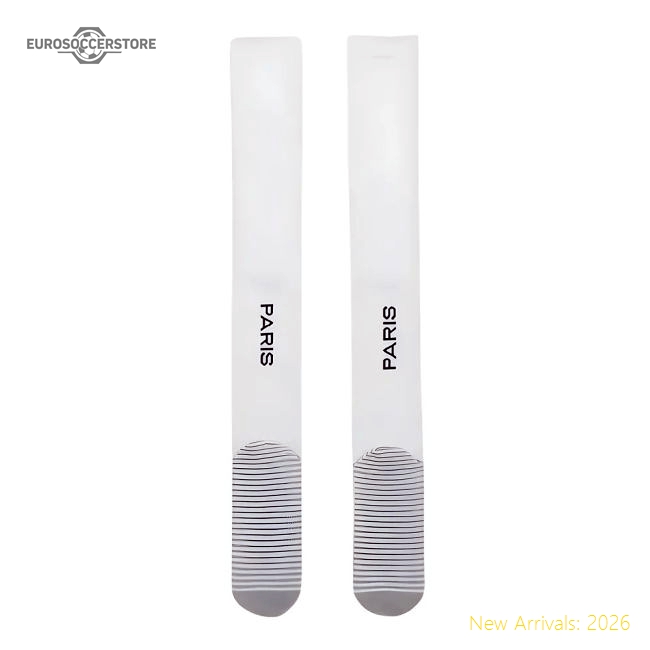 2023-2024 PSG Away Socks (White)-The Soccer Shirt Hub