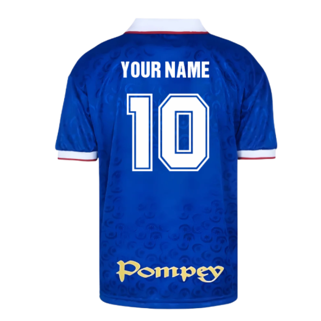 Portsmouth 1998 Admiral Retro Football Shirt (Your Name)-The Soccer Shirt Hub