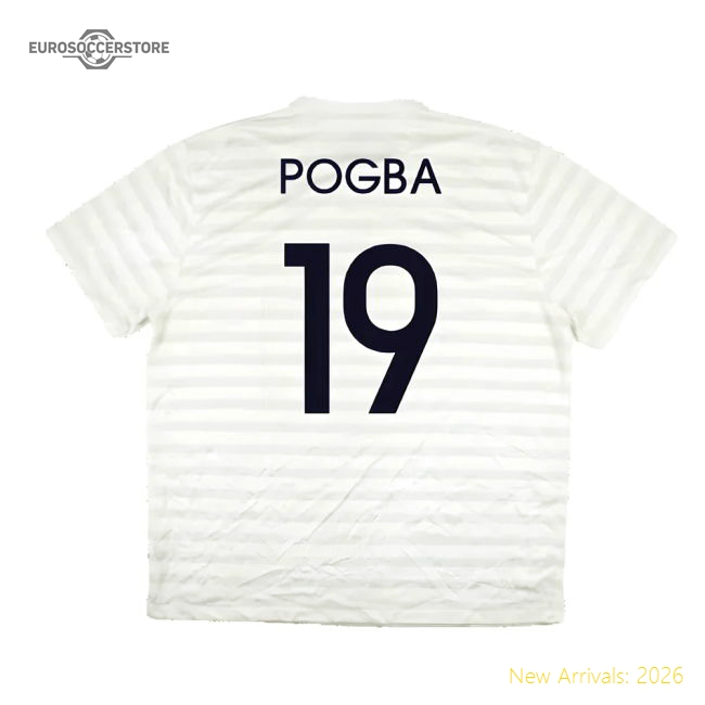 France 2014-15 Away Shirt ((Very Good) XXL) (Pogba 19)-The Soccer Shirt Hub