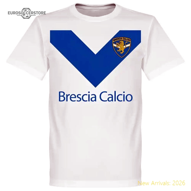 Brescia Team T-Shirt - White-The Soccer Shirt Hub