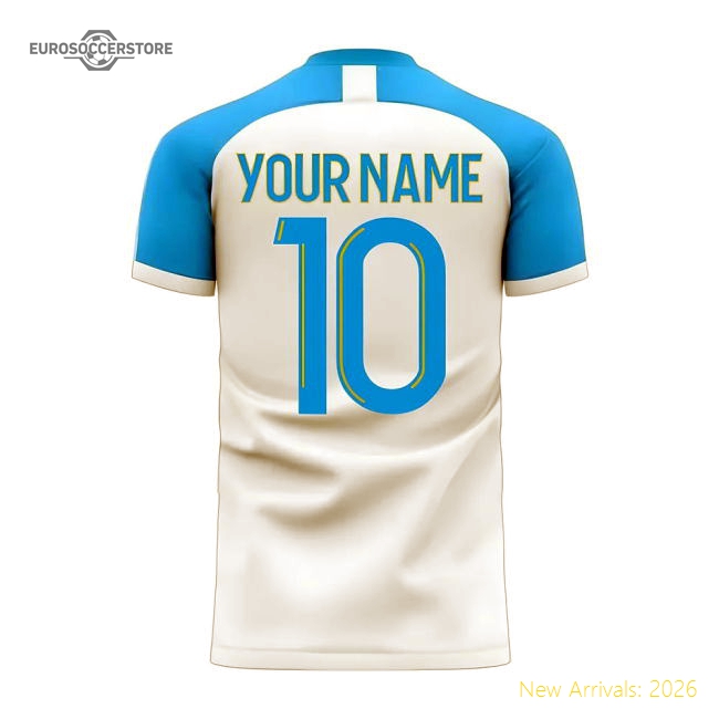 Marseille 2025-2026 Home Concept Football Kit (Libero) (Your Name)-The Soccer Shirt Hub