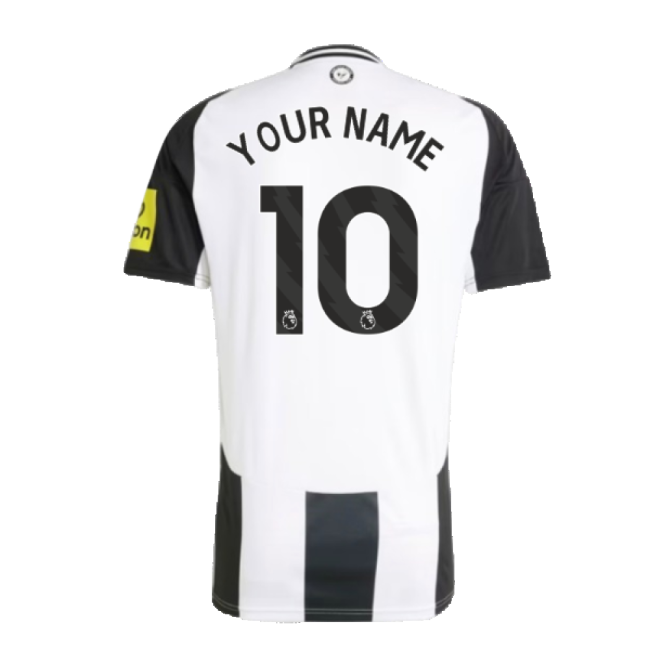 2024-2025 Newcastle Home Shirt (Your Name)-The Soccer Shirt Hub
