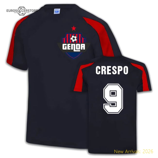 Genoa Sports Training Jersey (Hernan Crespo 9)-The Soccer Shirt Hub