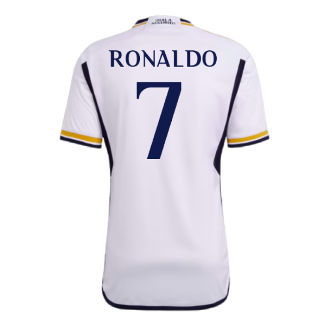 2023-2024 Real Madrid Home Shirt (Ronaldo 7)-The Soccer Shirt Hub