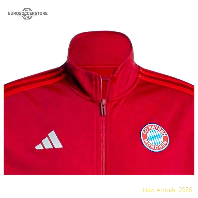 2024-2025 Bayern Munich DNA Track Top (Red)-The Soccer Shirt Hub
