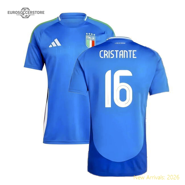 2024-2025 Italy Home Shirt (CRISTANTE 16)-The Soccer Shirt Hub