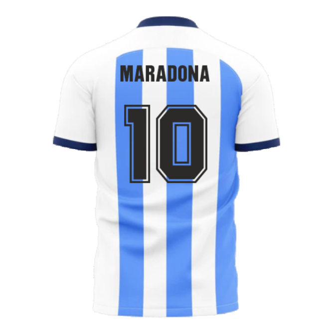 Messi x Maradona Argentina World Cup Tribute Shirt (MARADONA 10)-The Soccer Shirt Hub