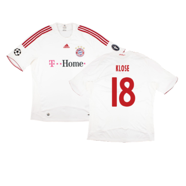 Bayern Munich 2008-09 Third Shirt ((Very Good) XXL) (Klose 18)-The Soccer Shirt Hub