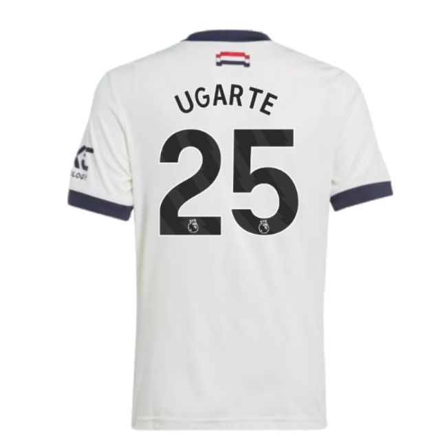 2024-2025 Man Utd Third Shirt (Kids) (Ugarte 25)-The Soccer Shirt Hub