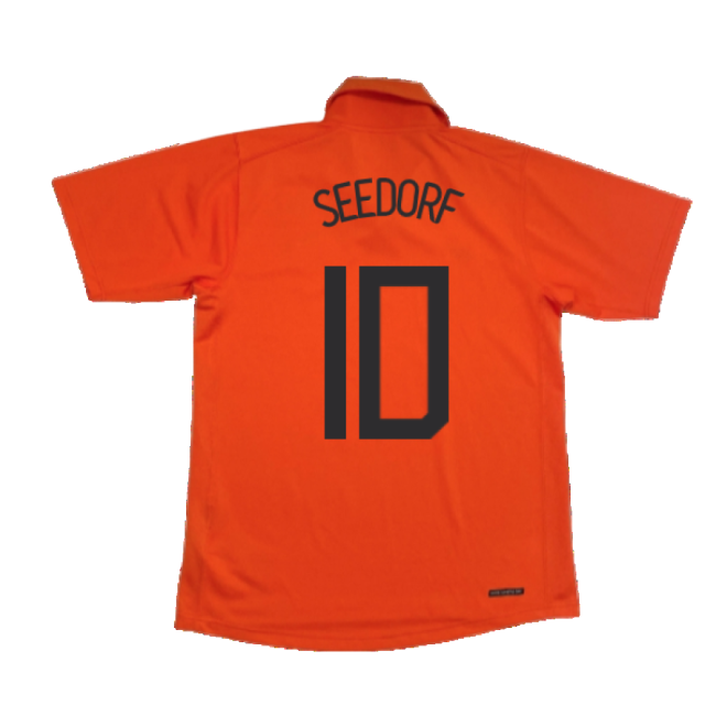 Holland 2006-08 Home Shirt (M) ((Good) M) (Seedorf 10)-The Soccer Shirt Hub