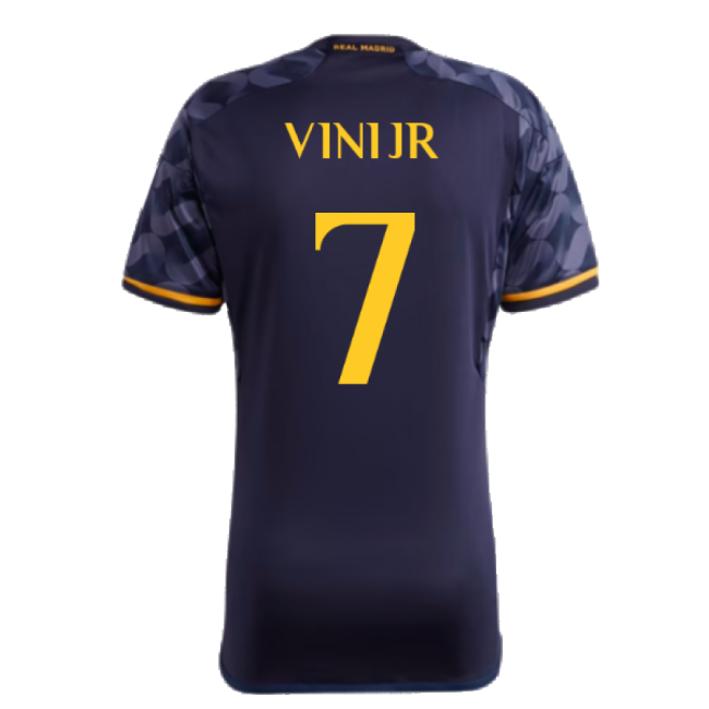 2023-2024 Real Madrid Away Shirt (Vini Jr. 7)-The Soccer Shirt Hub