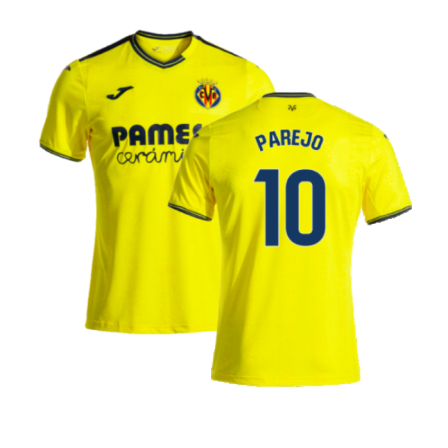 2024-2025 Villarreal Home Shirt (Parejo 10)-The Soccer Shirt Hub