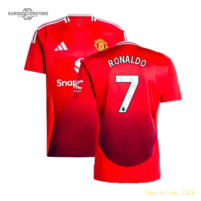 2024-2025 Man Utd Home Shirt (Ronaldo 7)-The Soccer Shirt Hub