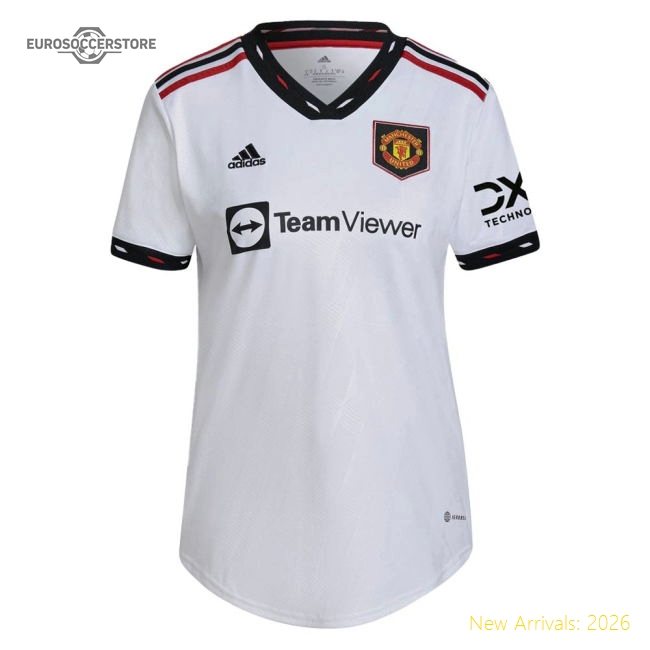 2022-2023 Man Utd Away Shirt (Ladies) (Weghorst 27)-The Soccer Shirt Hub