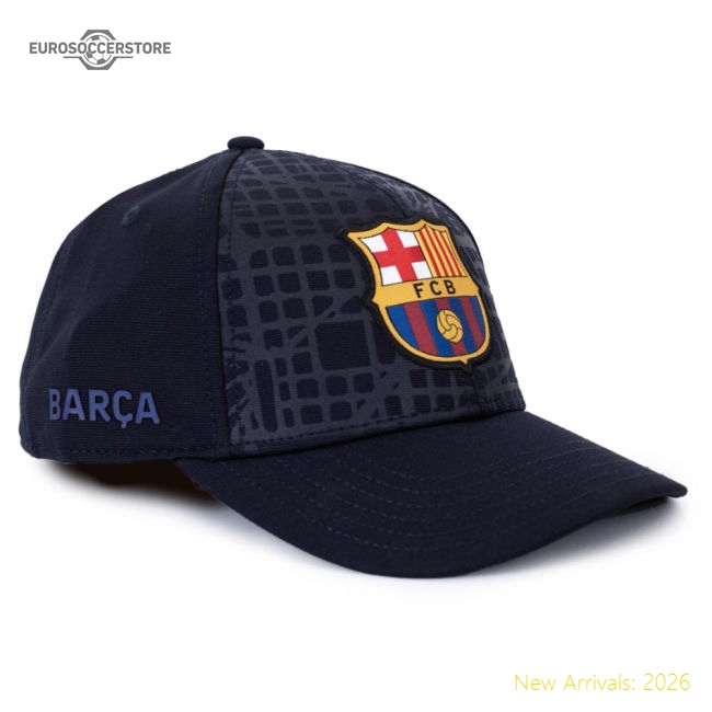 FC Barcelona Geo Debossed Cap-The Soccer Shirt Hub