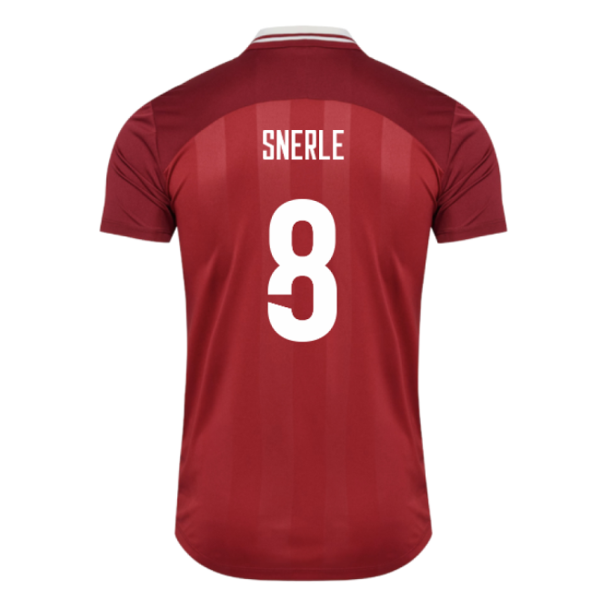 2025-2026 Denmark Womens Team Home Shirt (Ladies) (Snerle 8)-The Soccer Shirt Hub