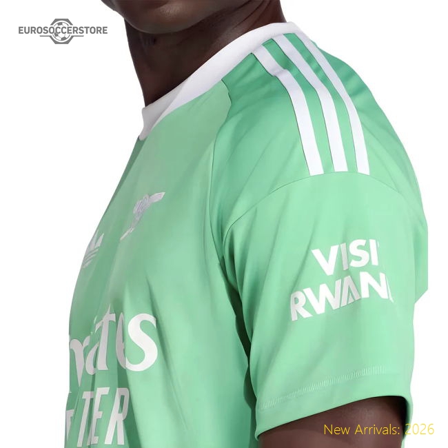2025-2026 Arsenal Third Goalkeeper Shirt (Green)-The Soccer Shirt Hub