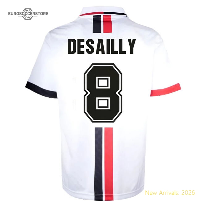AC Milan 1996 Away Retro Shirt (DESAILLY 8)-The Soccer Shirt Hub