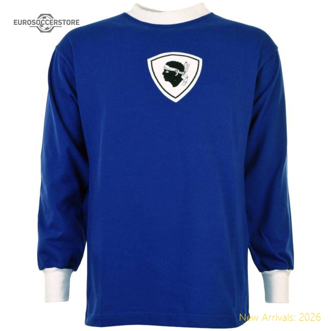 Bastia 1970s Retro Football Shirt-The Soccer Shirt Hub