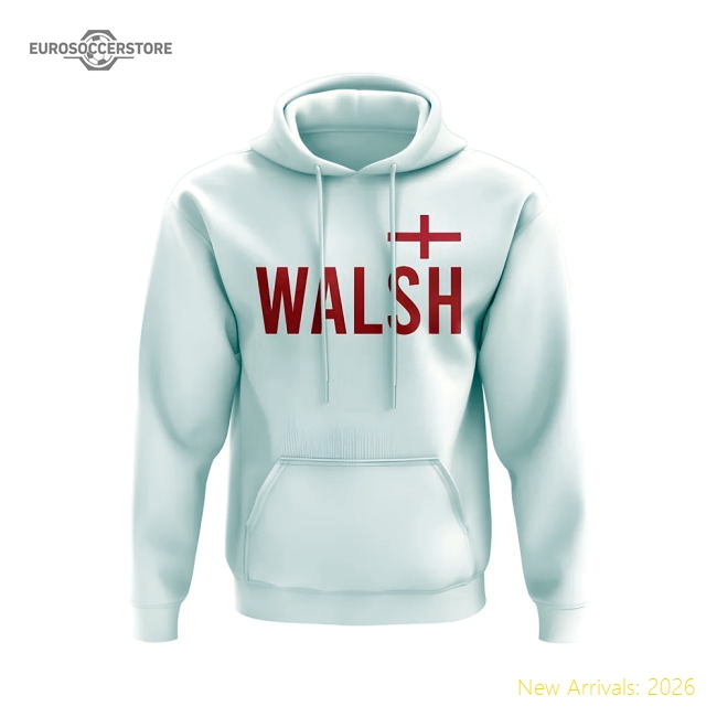 Keira Walsh England Name Hoody (White)-The Soccer Shirt Hub