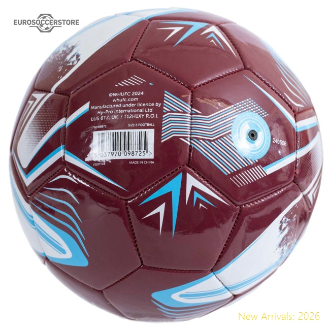 West Ham United FC Turbine Football-The Soccer Shirt Hub